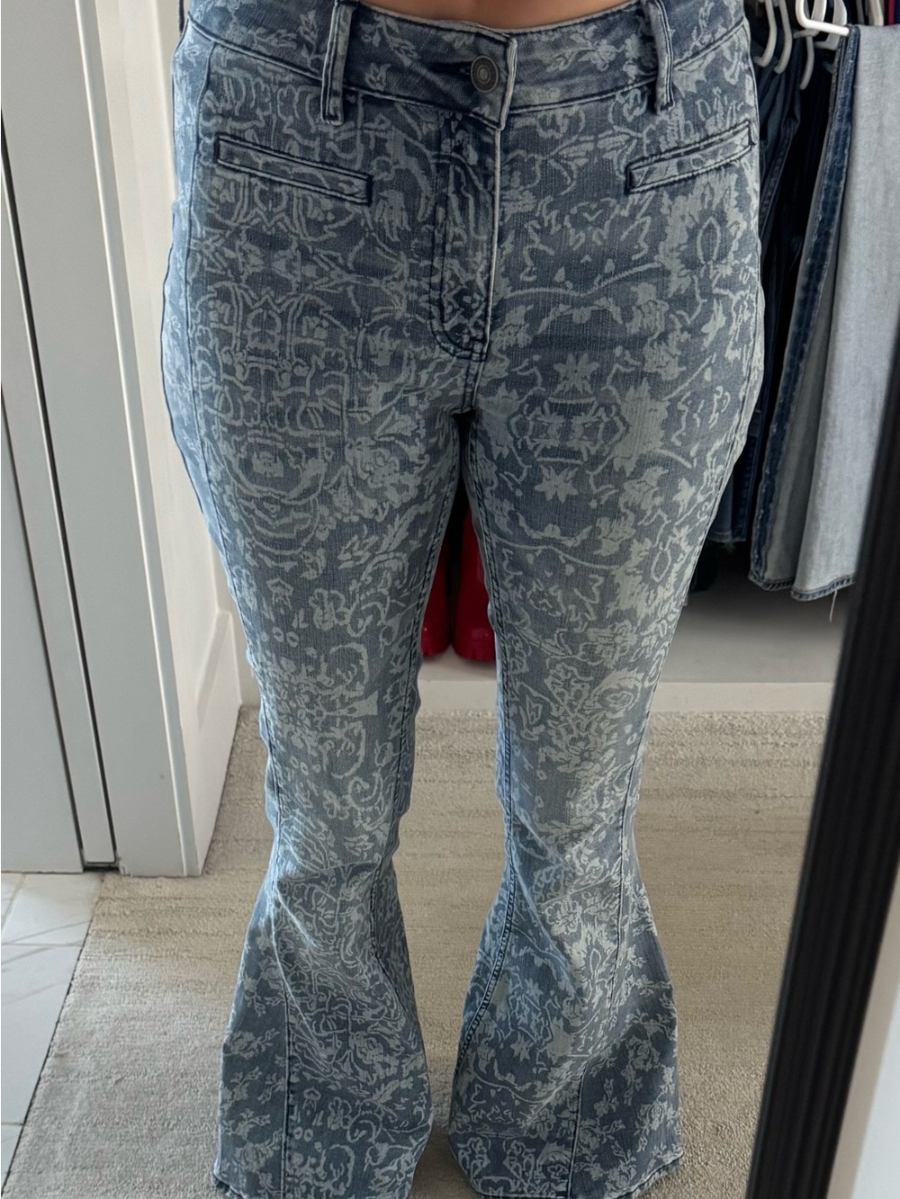Free People We The Free Denim Jeans - Light Blue